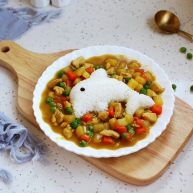 咖喱土豆胡萝卜鸡丁饭