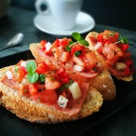 西式早餐Bruschetta