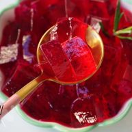 夏日清爽甜品火龙果凉粉