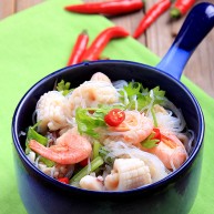 过年菜泰式海鲜沙拉