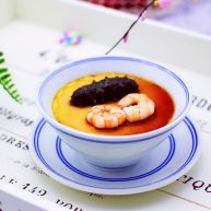 海参虾仁鸡蛋羹