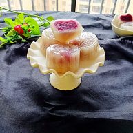 紫薯馅水晶饼