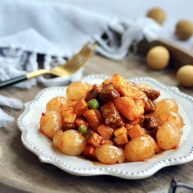 益心脾补气血养生菜桂圆杏干牛肉脯