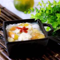 一碗汤苹果百合酒酿蛋花羹