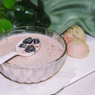 冬喝暖饮夏吃冰黑枣五仁热奶饮