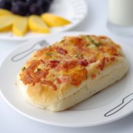 香葱培根芝士面包咸香味