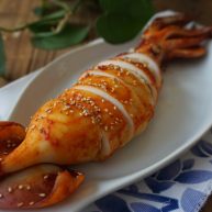 烤鱿鱼有内涵有颜值的美食