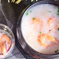 鲜虾砂锅粥