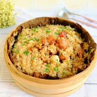 荷叶糯米排骨饭