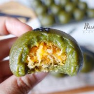 蛋黄肉松青团麦青粉版