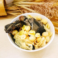 白果腐竹炖乌鸡