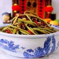 绿色美食自制酸豆角