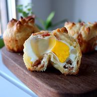 迷你培根鸡蛋酥饼