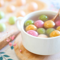 五彩小汤圆12m宝宝辅食