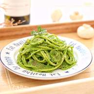 奶油菠菜蘑菇意面