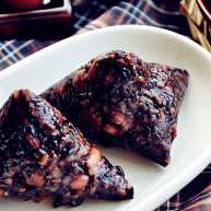 经典四角粽子包法详解长寿米粽子