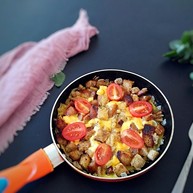 元气早餐之土司披萨饼