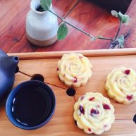 蔓越莓绿豆冰糕