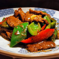 青椒炒牛肉