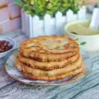 香菇、莲藕素馅饼