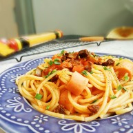 茄汁牛肉穿肠意面