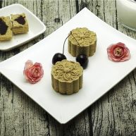 香油豆沙馅绿豆糕