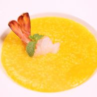 粗粮金汤明虾粥