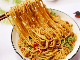 17、好吃到哭的猪油拌面,味道太赞了～