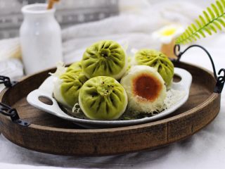 26、翡翠白玉生煎包,再来一张美美哒。