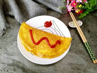 13、鸡蛋包饭,搭配番茄酱！