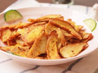 14、蛋黄煎杏鲍菇,你也来试试