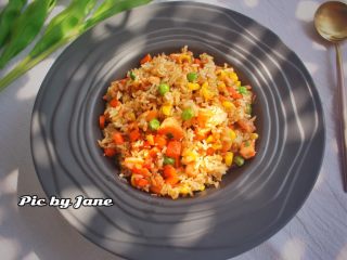 17、三文鱼炒饭,成品