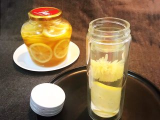23、蜜渍柠檬皇菊茶,好喝又好看的蜜渍柠檬皇菊茶~