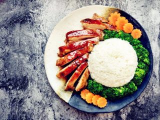 11、日式照烧鸡腿饭,成品图