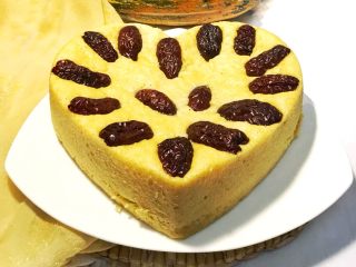 17、一次性发酵的玉米发糕,美美地摆拍吧