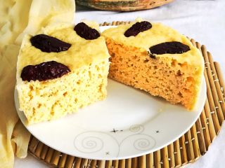 20、一次性发酵的玉米发糕,好吃看得见