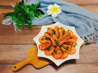 17、家常菜+红烧明虾,成品图