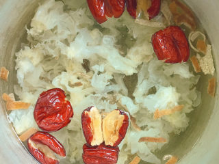 5、陈皮银耳汤,红枣记得去核哦