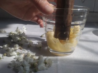 5、菠萝汽水,擀面杖捣碎