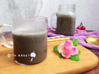 9、黑豆黑芝麻浆,饮用吧