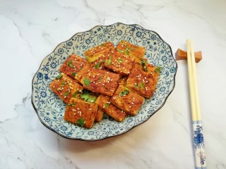 12、香烤老豆腐,微甜带点辣味。