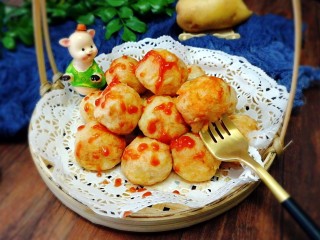 27、虾仁土豆丸,成品图