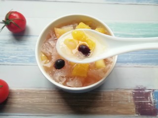 12、百变水果 苹果香橙银耳羹,来一碗吧!