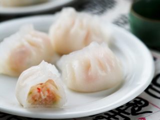 10、水晶虾饺,瞧瞧里面的馅料好迷人哦！