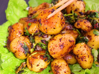 11、孜然小土豆,开始享用吧