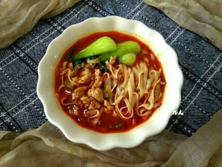 14、肉沫香辣面,成品图