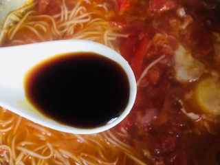 18、西红柿鸡蛋面,和生抽