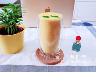 10、芒果香蕉奶昔 | 清肠排毒,再来一张成品图特写。