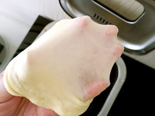 2、小面包（玉米油版）,揉至出薄膜