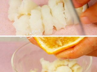 1、杂蔬鳕鱼猫饭团—宝宝从此爱上吃蔬菜,鳕鱼切小块，挤几滴柠檬汁腌制一下去腥。